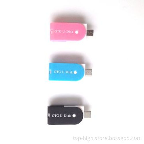 2014 new product 2-in-1 OTG card reader microSD